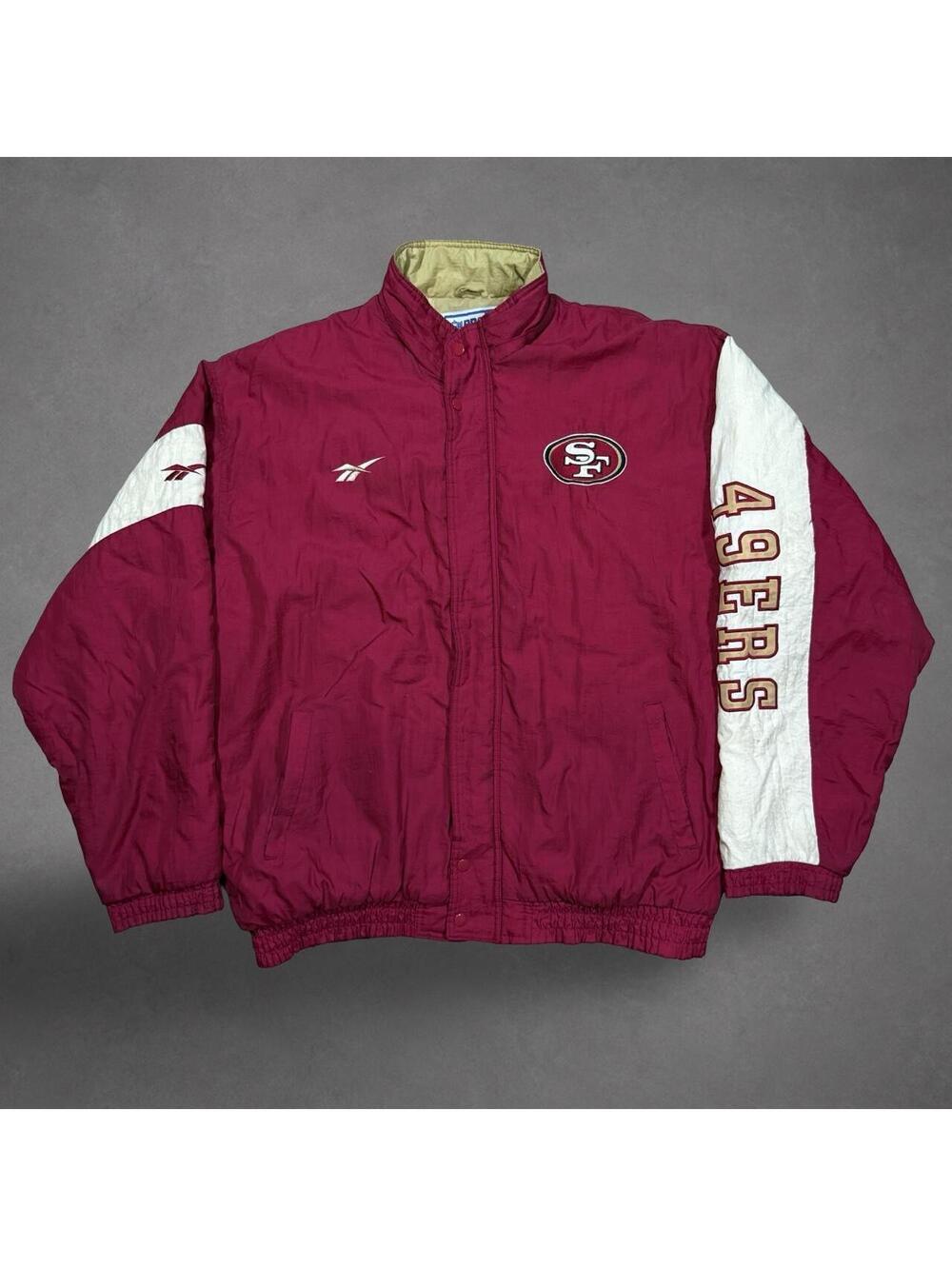 Vintage Reebok San Francisco 49ers NFL Pro Line Jacket XL